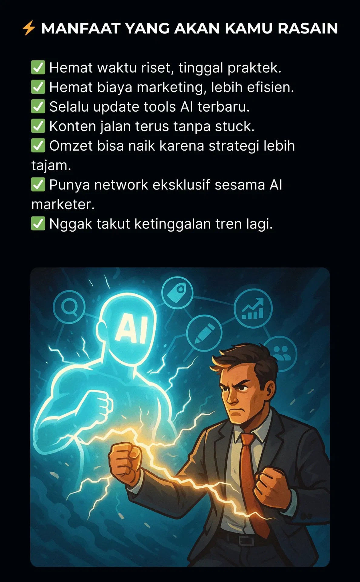 Manfaat yang kamu rasain