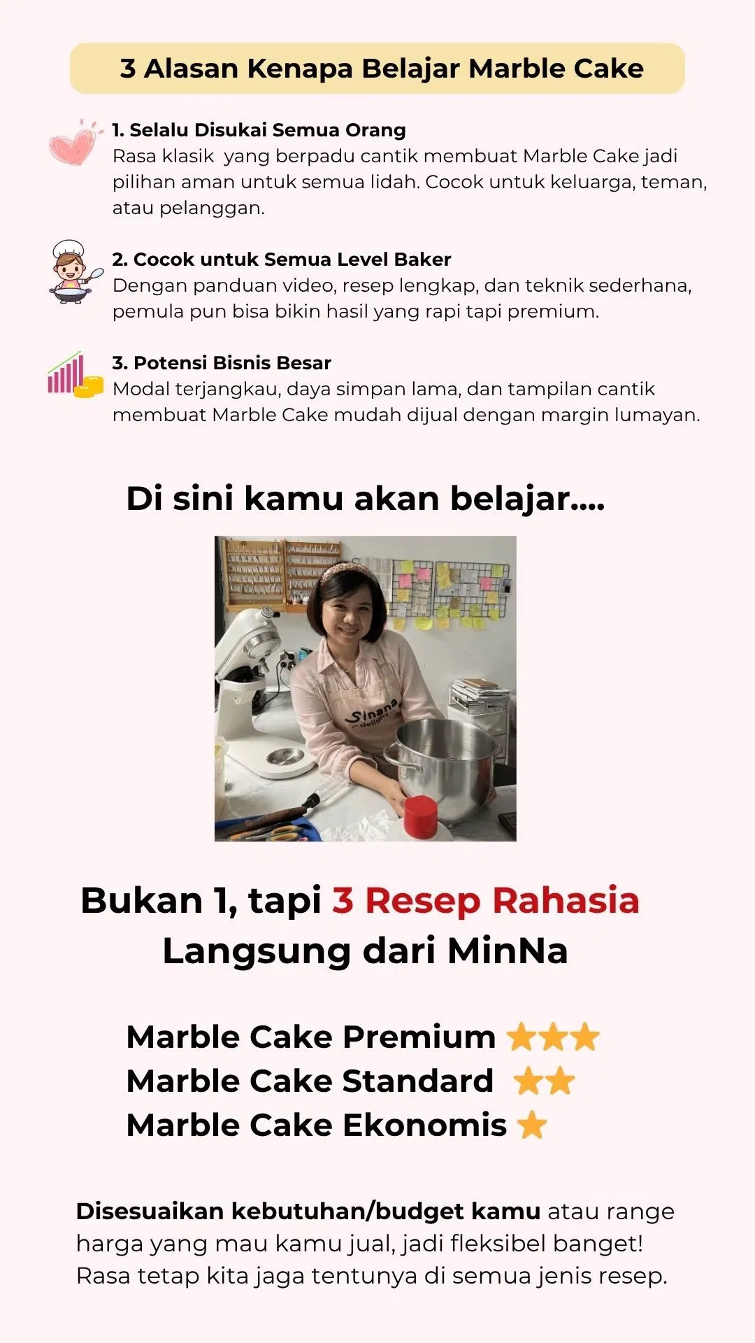 Kenapa belajar sponge cake?